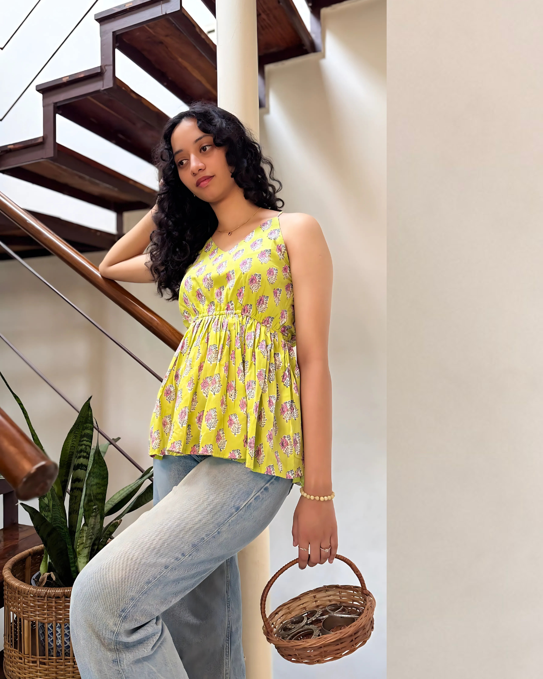 Lime Daze Strap Top
