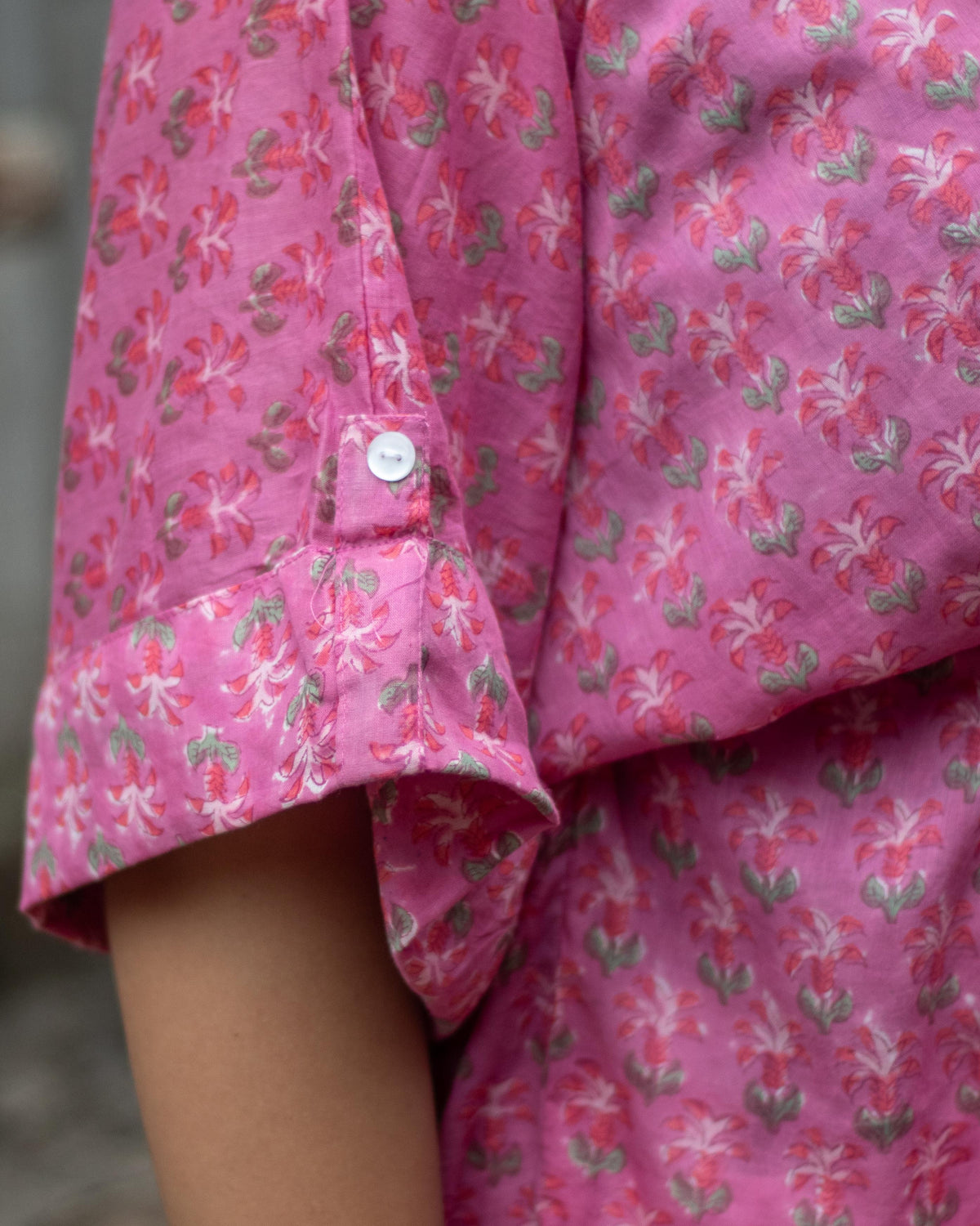 Pink Kaftan Top