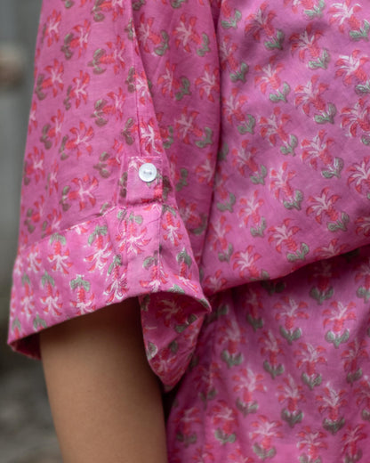 Pink Kaftan Top