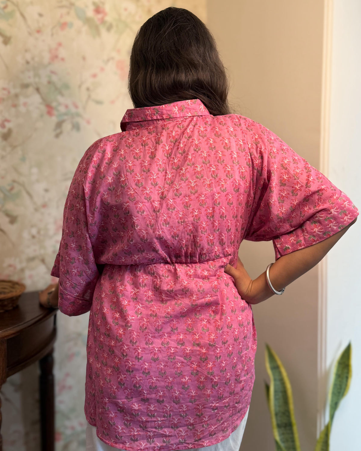 Pink Kaftan Top